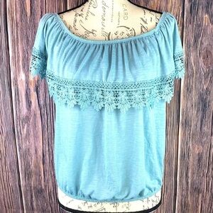 Paper + Tee Off Shoulder Blouse